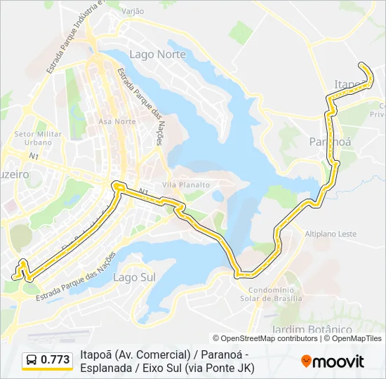 0.773 Bus Line Map