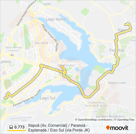 0.773 Bus Line Map
