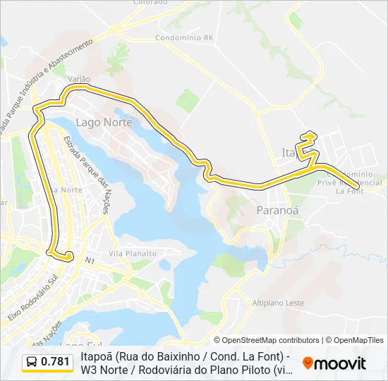 0.781 Bus Line Map
