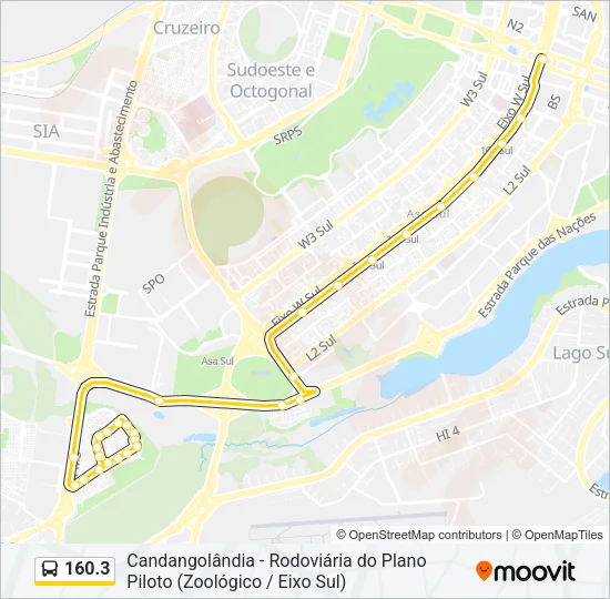 160.3 Bus Line Map
