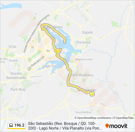 196.2 Bus Line Map