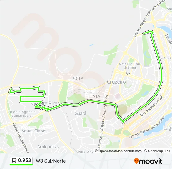 0.953 Bus Line Map