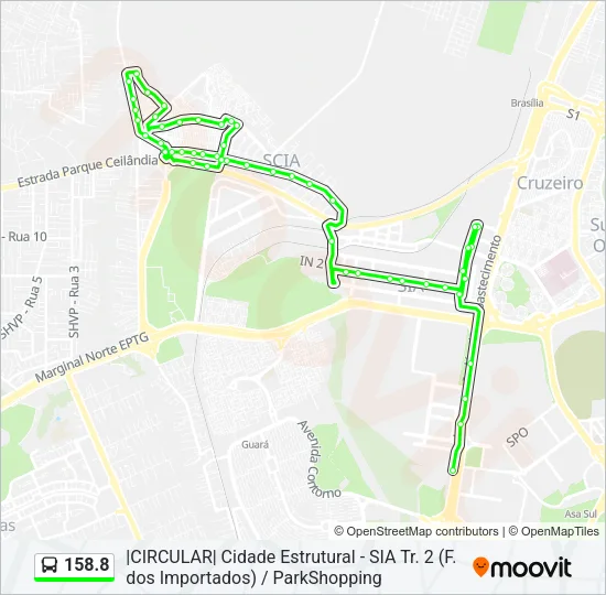 158.8 Bus Line Map