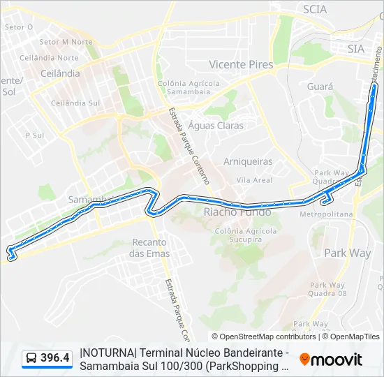396.4 Bus Line Map