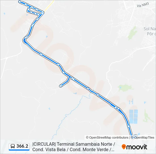 366.2 Bus Line Map