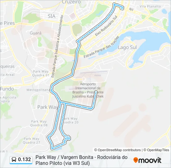 0.132 Bus Line Map