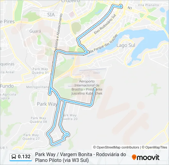 0.132 Bus Line Map