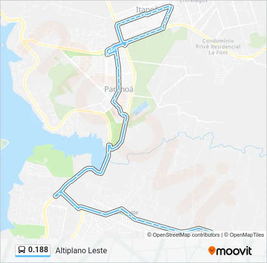 0.188 Bus Line Map