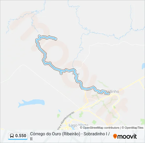 0.550 Bus Line Map