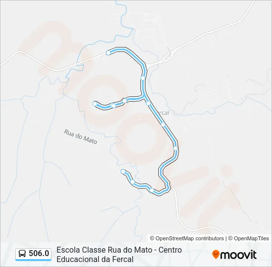 506.0 Bus Line Map