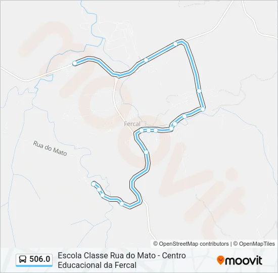 506.0 Bus Line Map