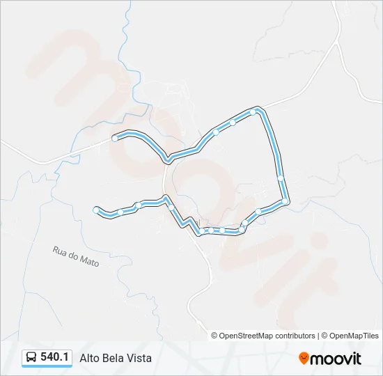 540.1 Bus Line Map