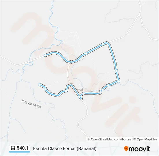 540.1 Bus Line Map