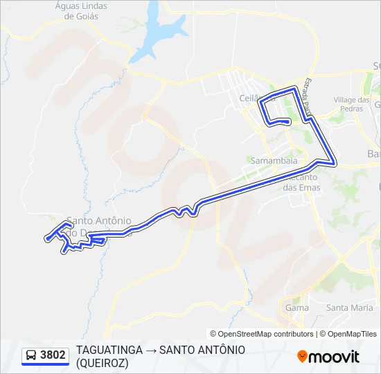3802 Bus Line Map