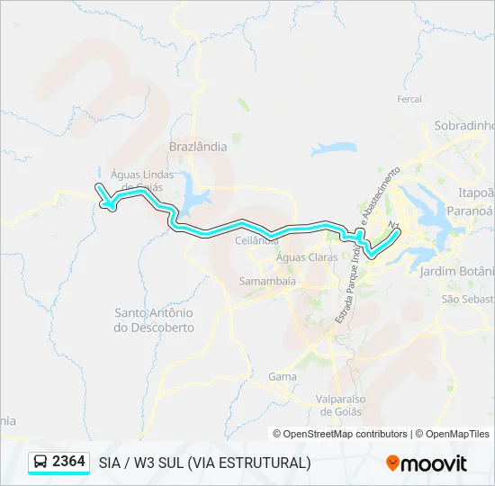2364 Bus Line Map
