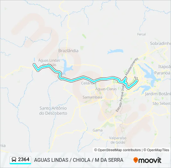 2364 Bus Line Map