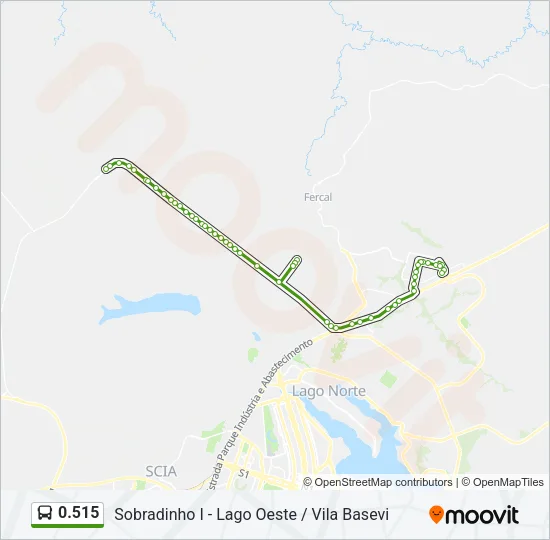 0.515 Bus Line Map