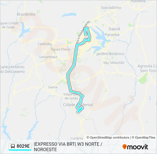 8029E Bus Line Map