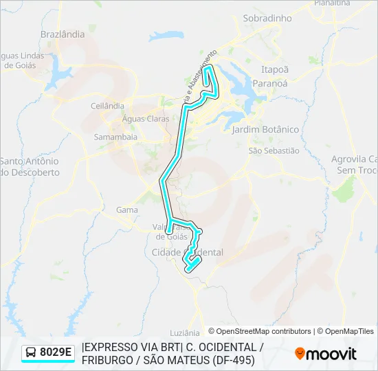 8029E Bus Line Map