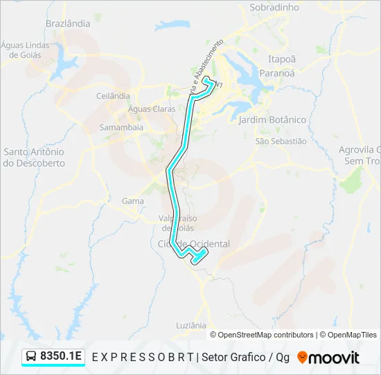 8350.1E Bus Line Map