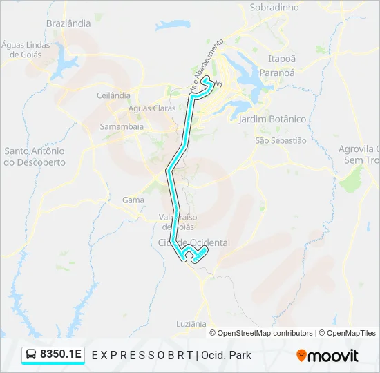 8350.1E Bus Line Map