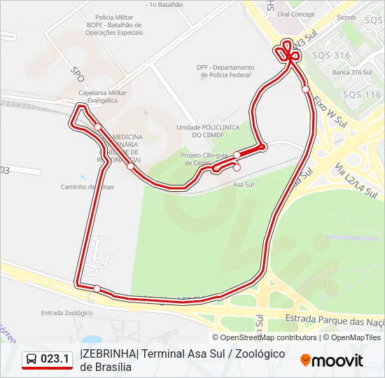 023.1 Bus Line Map