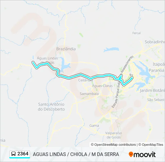 2364 Bus Line Map