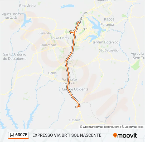6307E Bus Line Map