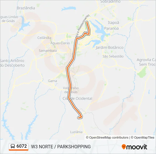 6072 Bus Line Map
