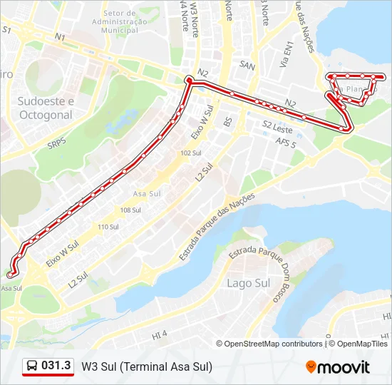 031.3 Bus Line Map