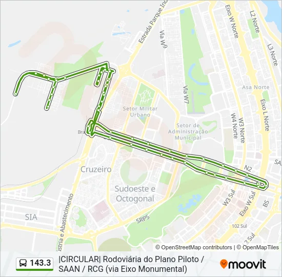 143.3 Bus Line Map