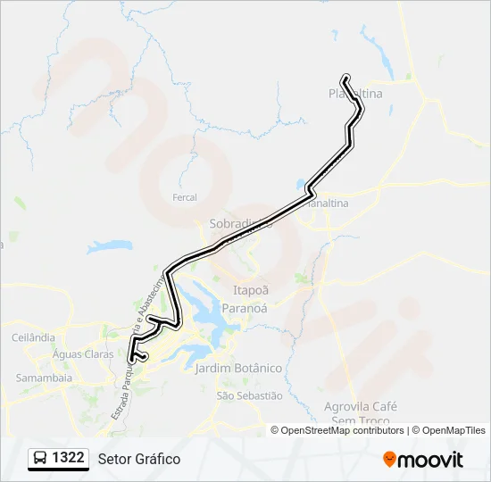 1322 Bus Line Map