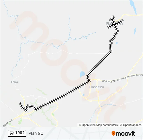 1902 Bus Line Map