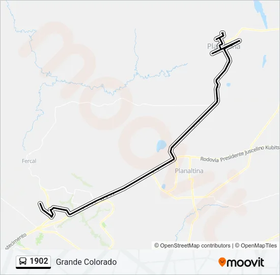1902 Bus Line Map