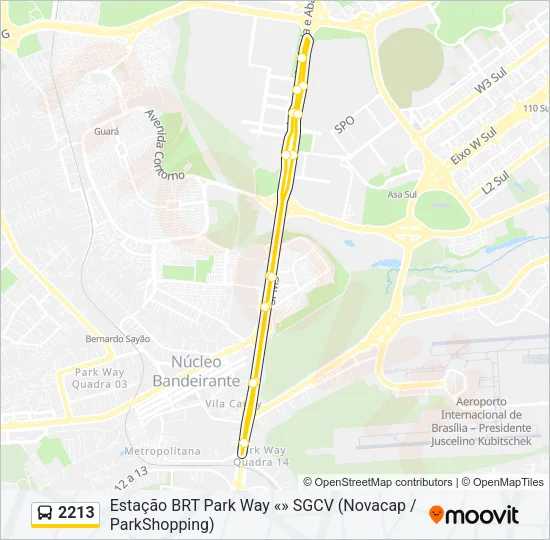2213 Bus Line Map