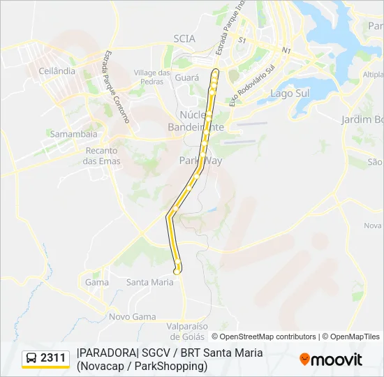 2311 Bus Line Map