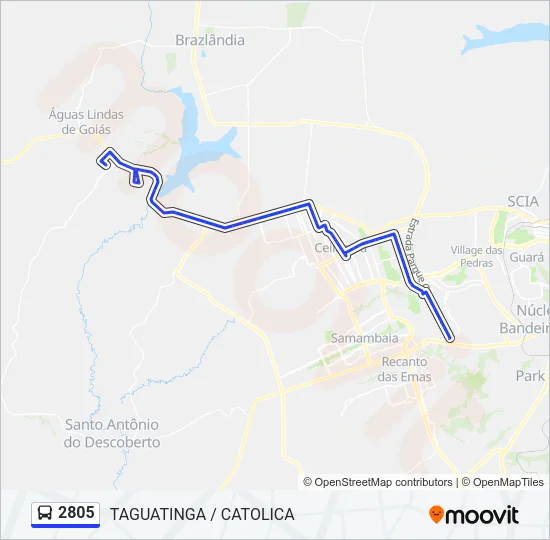 2805 Bus Line Map