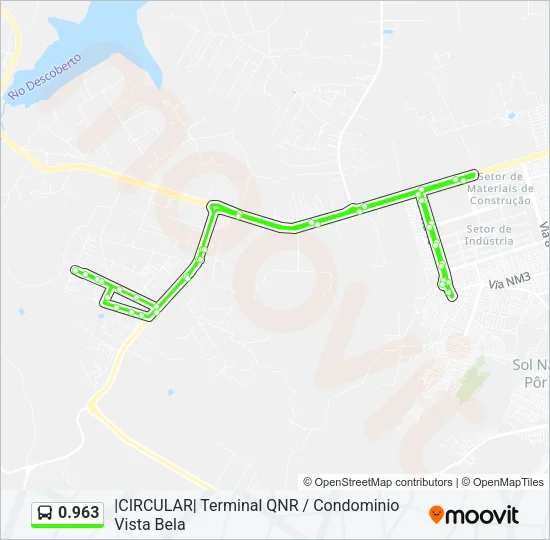 0.963 Bus Line Map