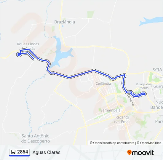 2854 Bus Line Map
