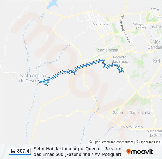 807.4 Bus Line Map
