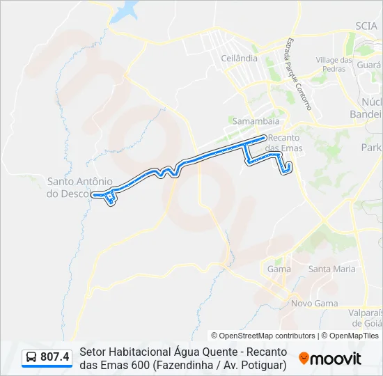 807.4 Bus Line Map