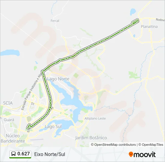 0.627 Bus Line Map