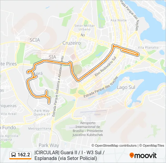 162.2 Bus Line Map