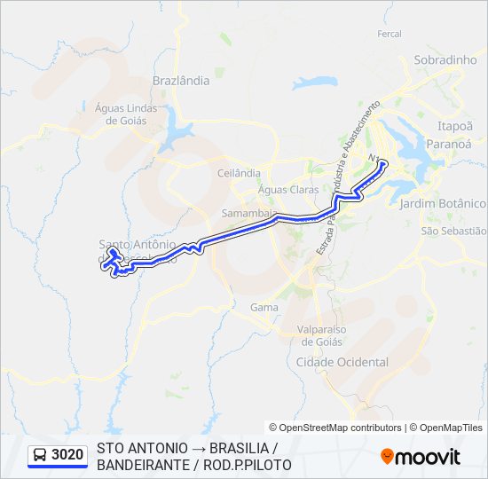 3020 bus Line Map