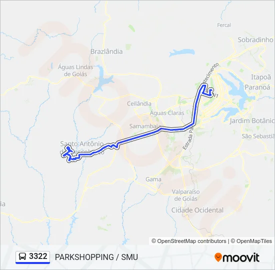 3322 Bus Line Map