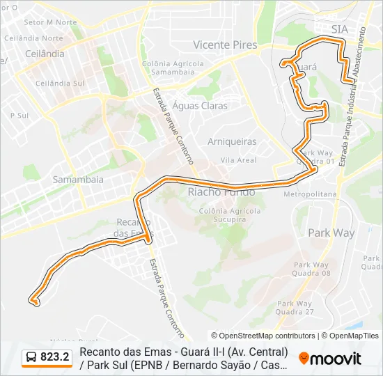823.2 Bus Line Map