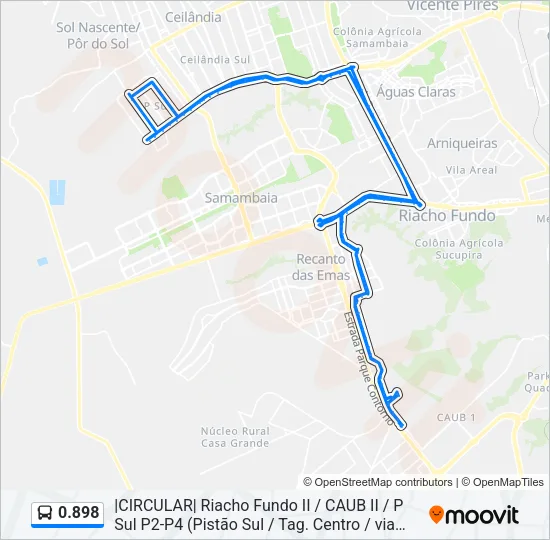 0.898 Bus Line Map
