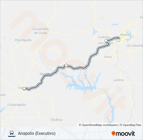 RAPIDO FEDERAL bus Line Map
