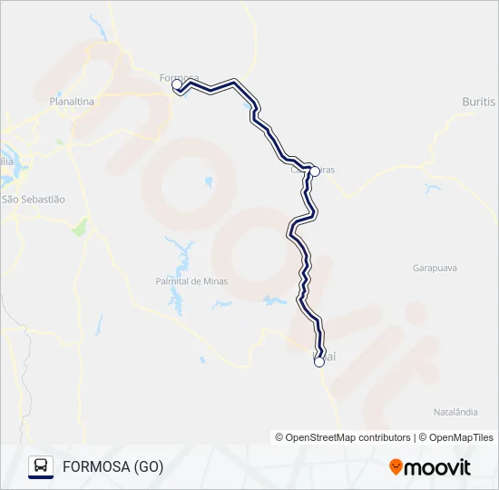 REAL SUL Bus Line Map