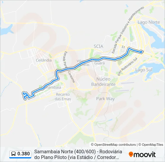 0.380 Bus Line Map